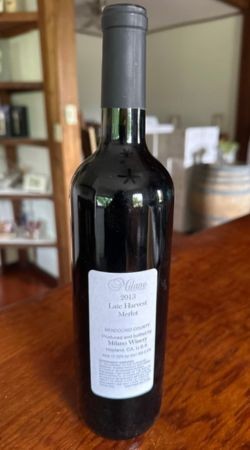 2013 Merlot  Late Harvest Case